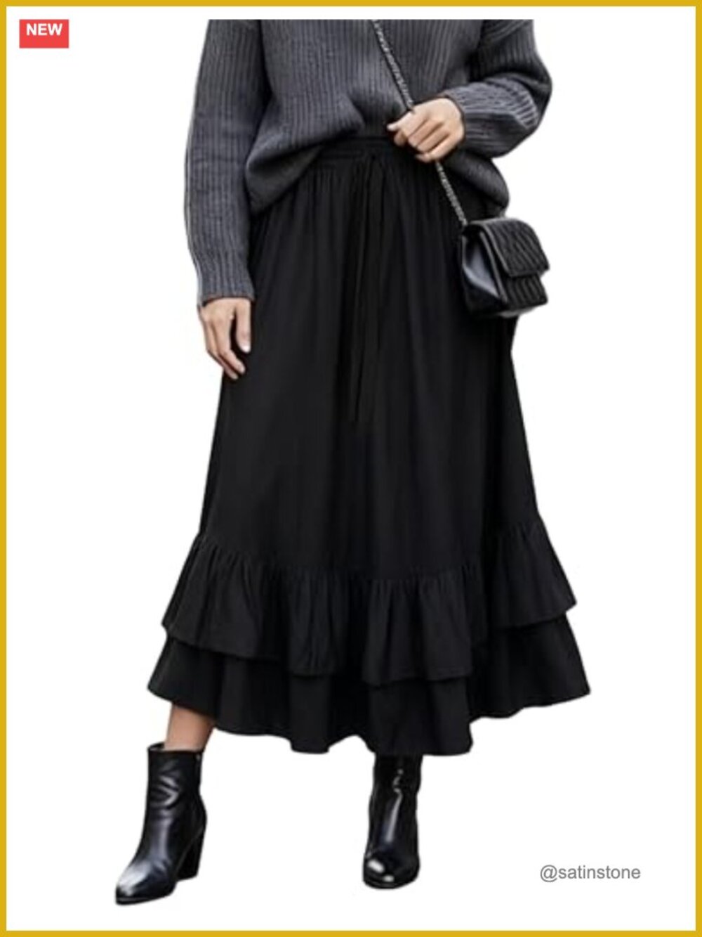 Renaissance Steampunk High Waist A-Line Maxi Skirt with Pockets